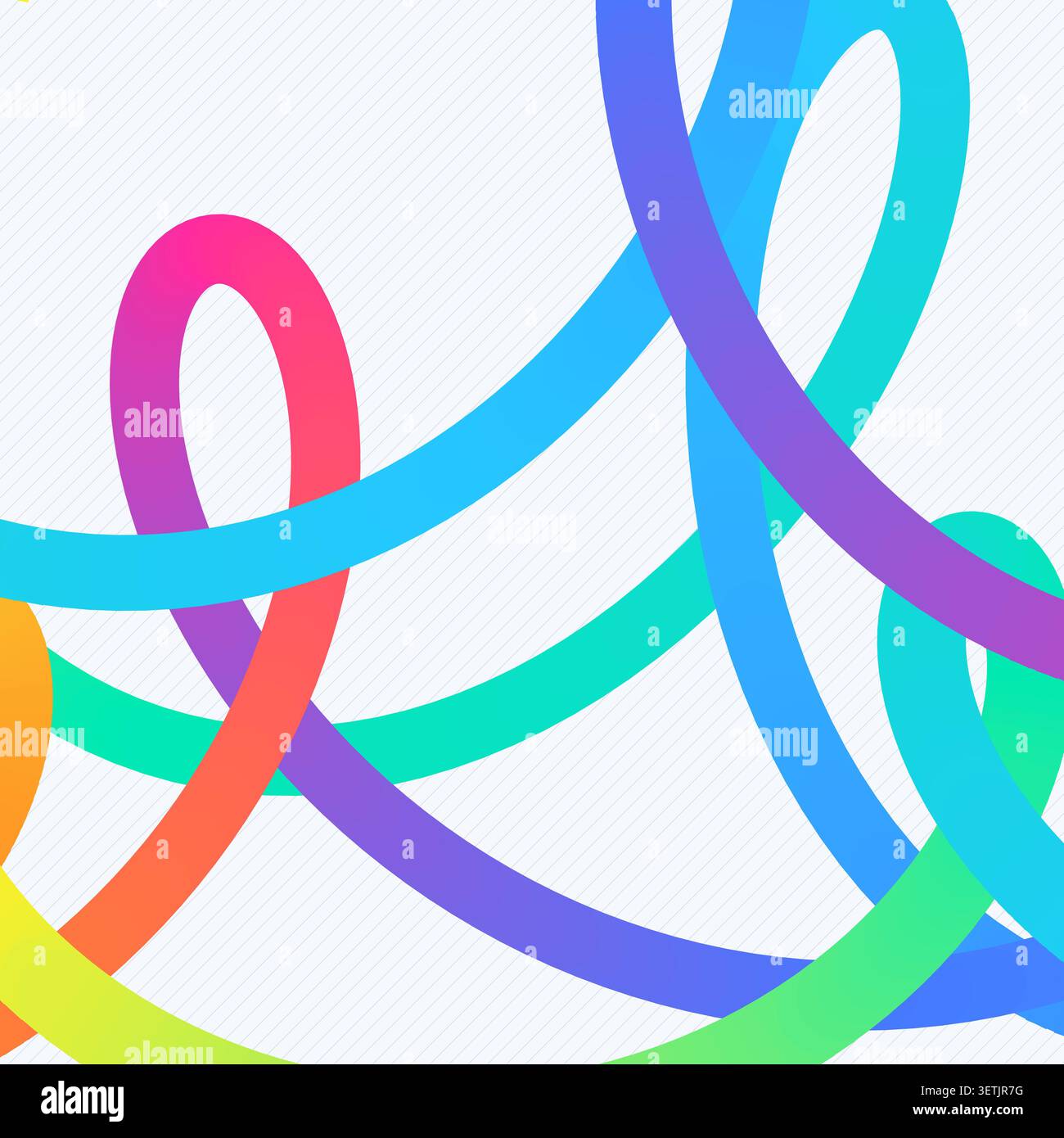 Decorative bright gradient zigzag bands illustration for editorial graphics, creative layouts, and modern visual branding. Stock Vector