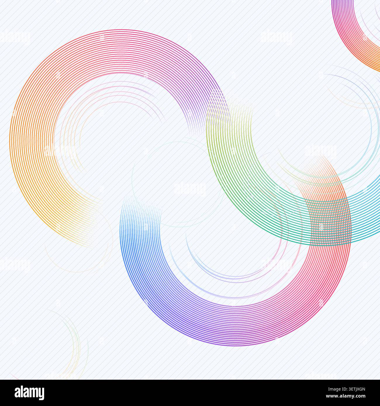 Circle Chain Halftone vector background with versatile graphic elements for microstock and commercial design projects. Stock Vector