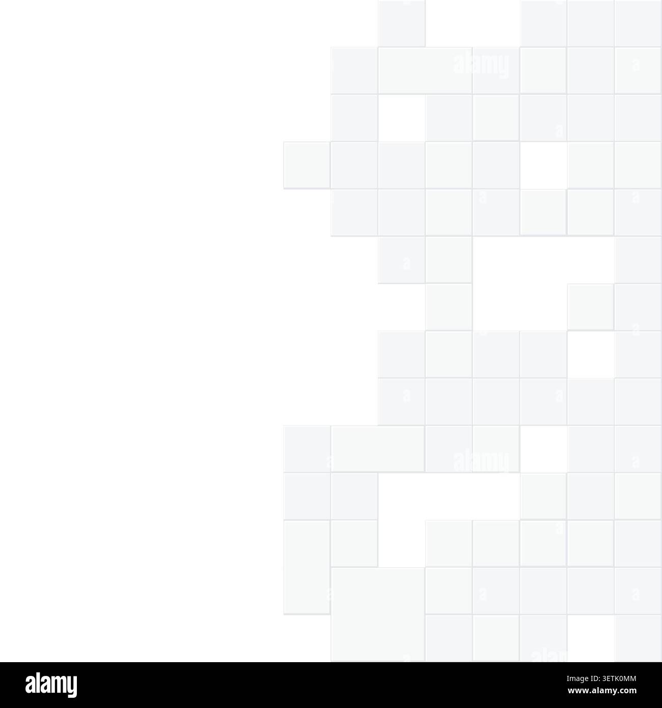 Raised Block Pattern vector background with contemporary visual rhythm for microstock and commercial design projects. Stock Vector
