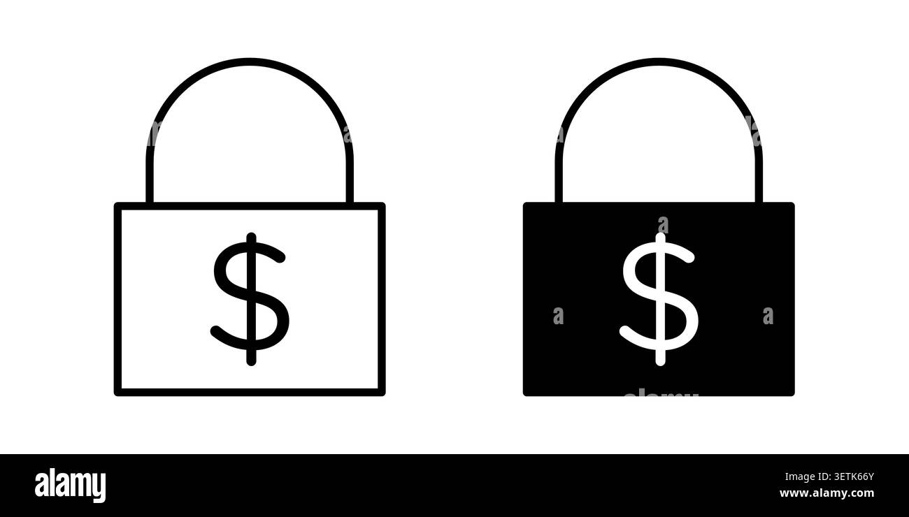 Fixed price icon vector, illustration icon set. Stock Vector