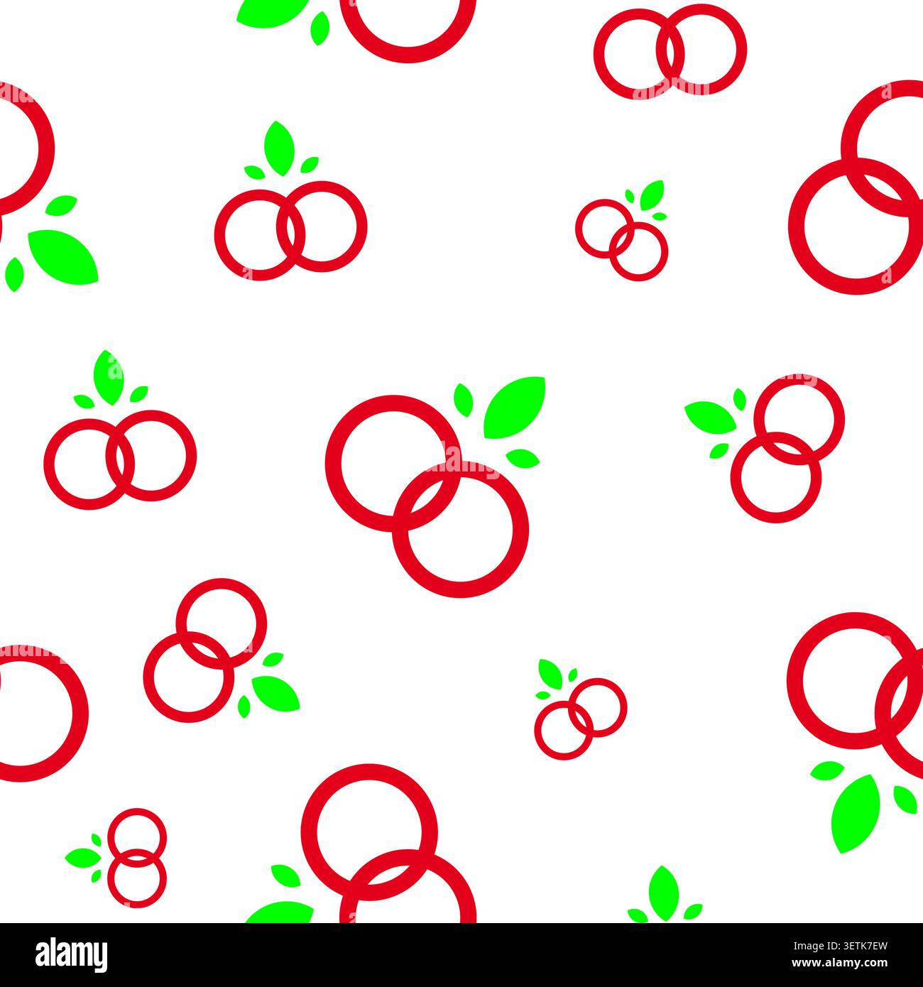 Cherry Simple Vector Seamless Pattern. Cherry Background Stock Vector