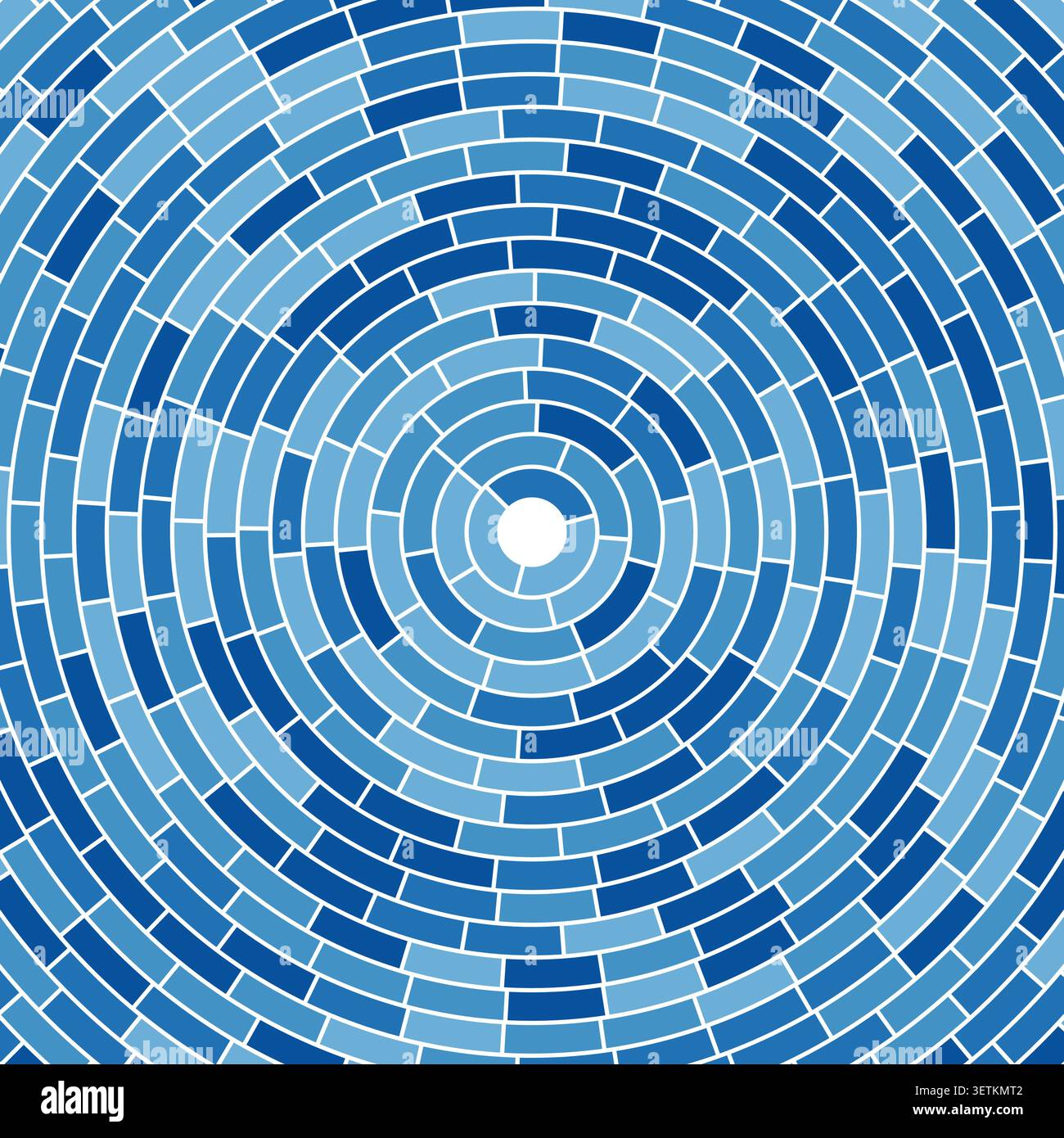 Simple solid cells. Segments centered. Large padding. Abstract pattern. Vibrant vector image. Stock Vector
