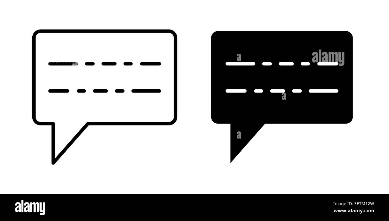 Subtitles icon Illustration Eps10 for web or app. Stock Vector