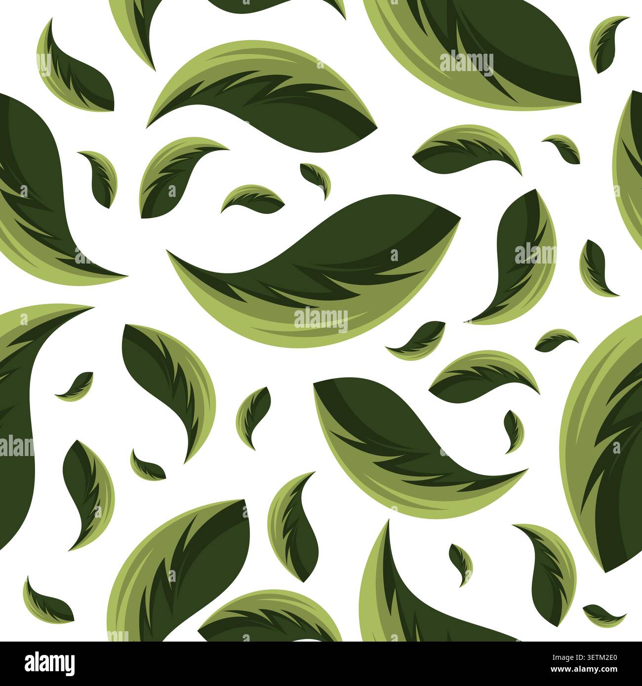 Seamless leaf pattern Vector. leaf pattern Seamless Elegant abstract background. Stock Vector