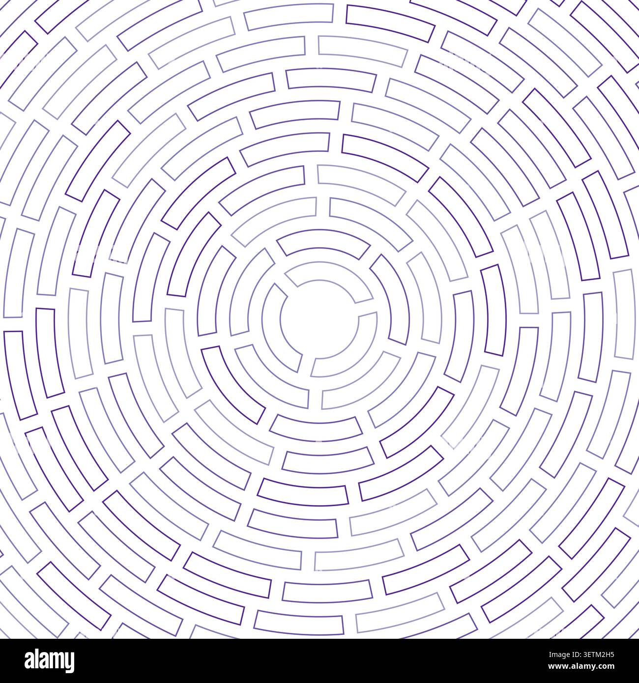 Segments centered. Large padding. Heavy weight. Simple cells outline. Abstract pattern. Amazing vector image. Stock Vector