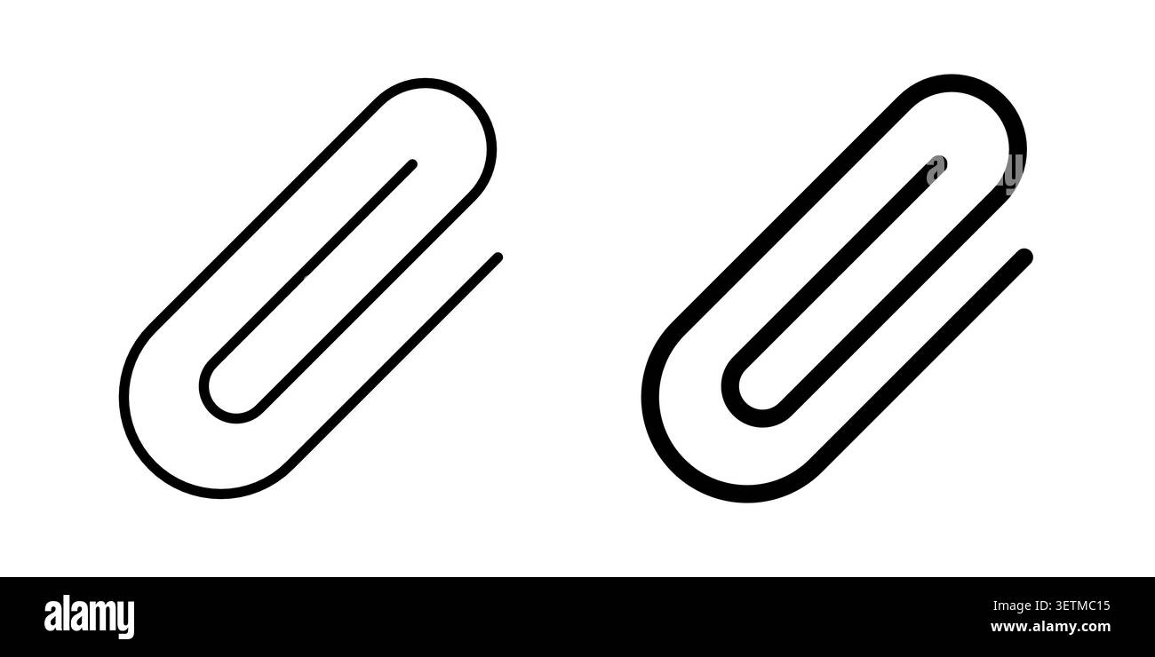 Clip icon Illustration Eps10 for web or app. Stock Vector