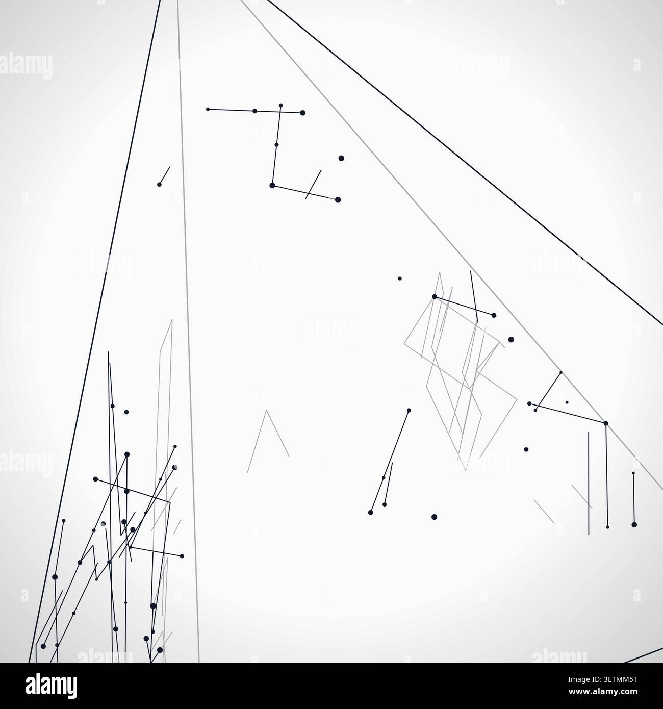 Wire Pyramid vector background with crisp scalable linework for microstock and commercial design projects. Stock Vector
