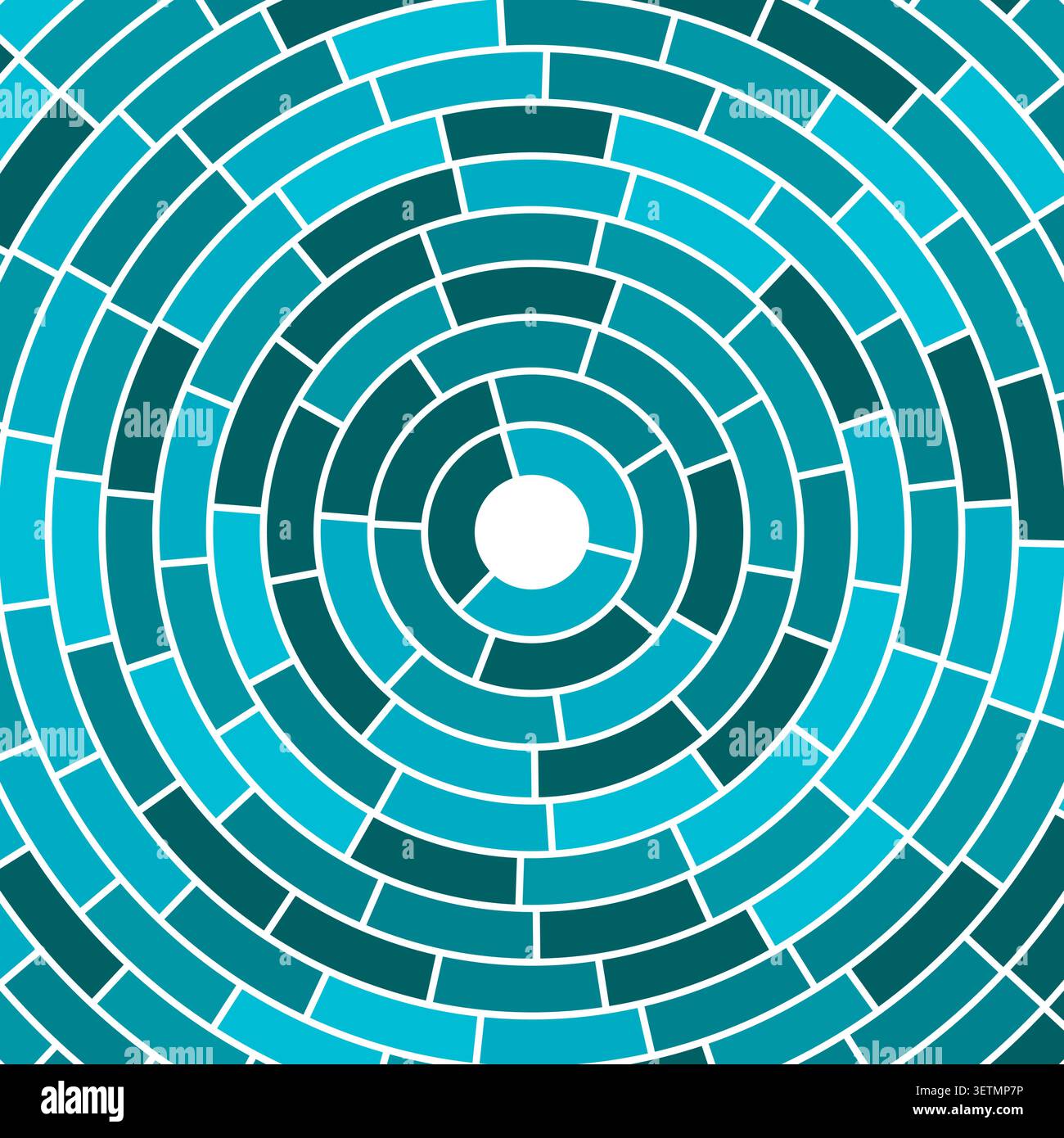 Segments centered. Abstract pattern. Simple solid cells. Large padding. Creative vector illustration. Stock Vector