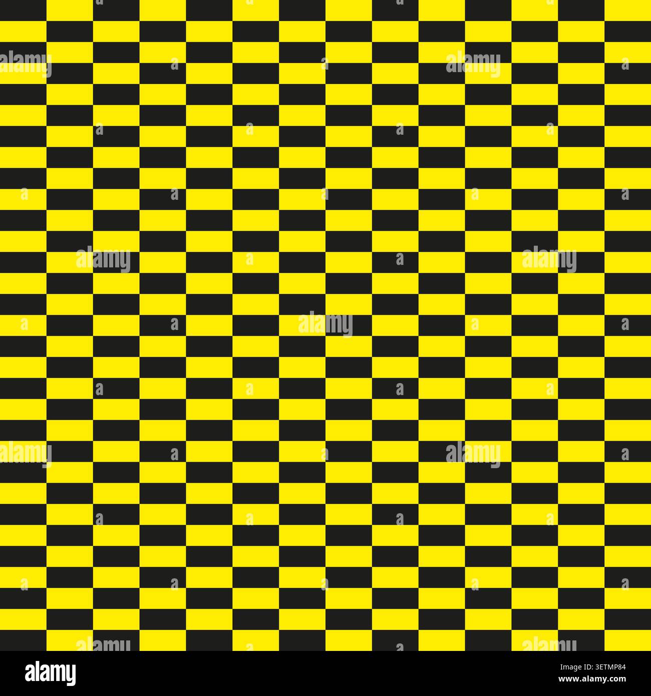 Geometric pattern forms pack features yellow vector offset checkerboard shapes. Vibrant collection visualizes grid. eps 10 Stock Vector
