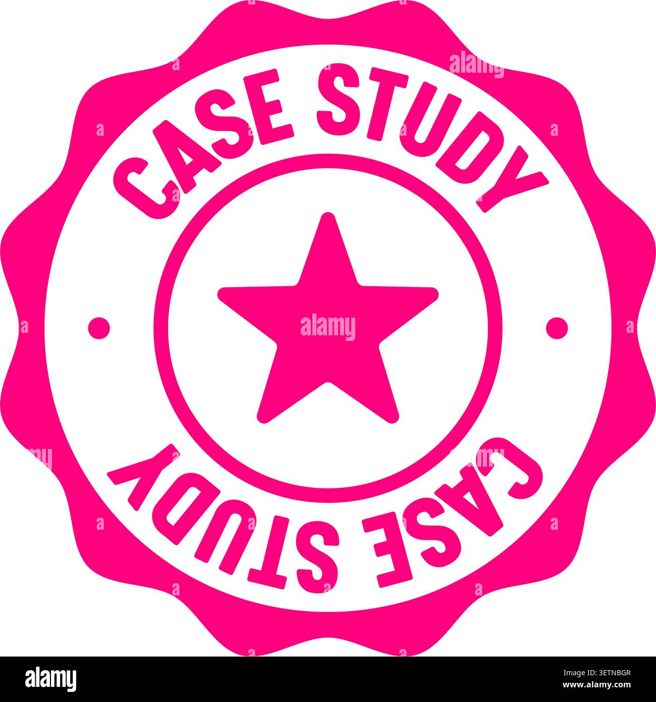 case study label sticker. Vector sign. case study seal badge Stock Vector