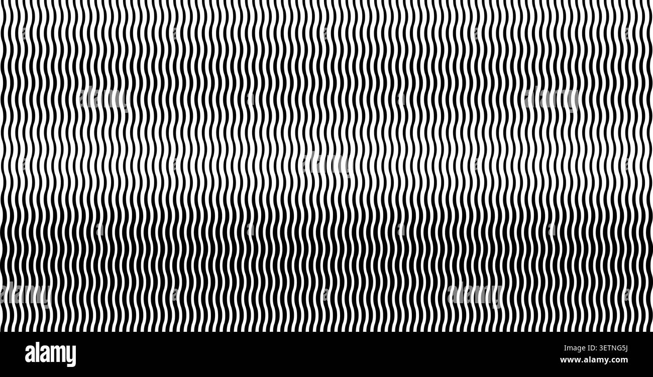 Halftone wave pattern with parallel line creates dynamic texture. Vertical stripe background with gradient fade effect for secure document design and modern graphics. Stock Vector