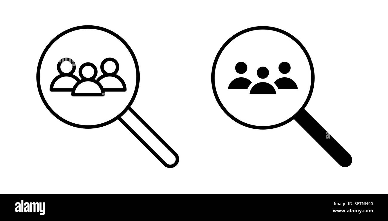 Job candidate icon for web projects. Stock Vector