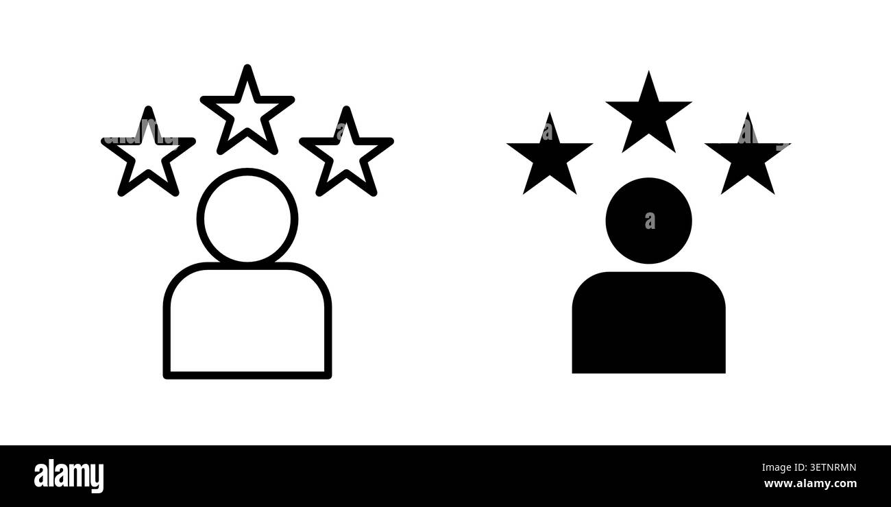Customer satisfaction icon for web projects. Stock Vector