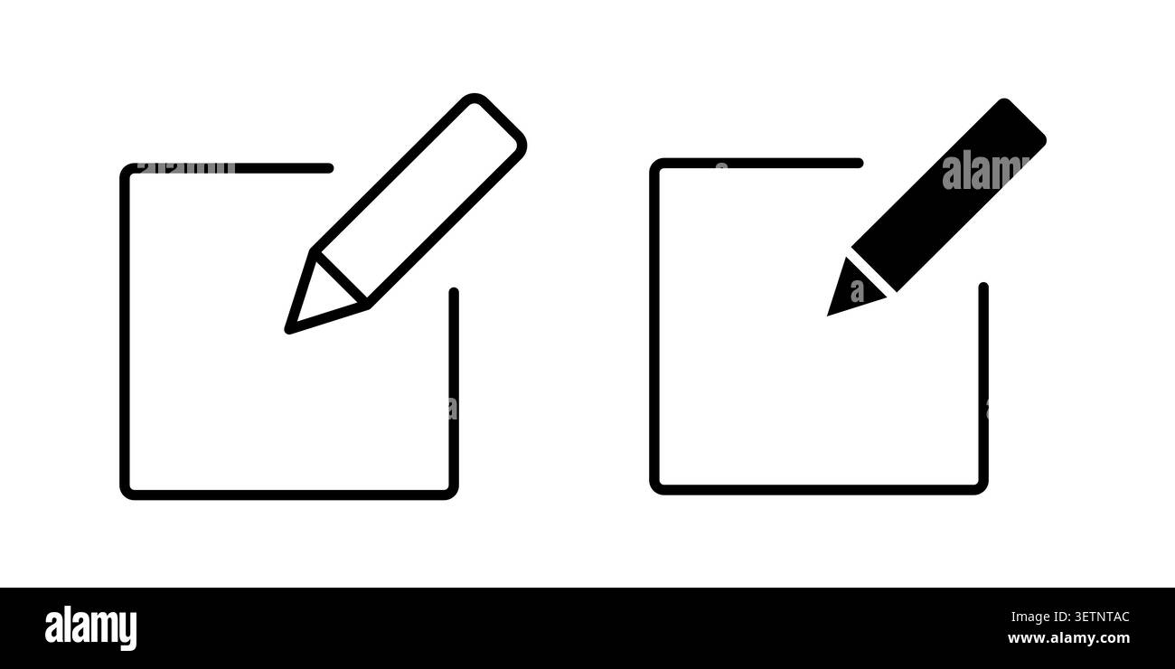 Edit icon for web projects. Stock Vector