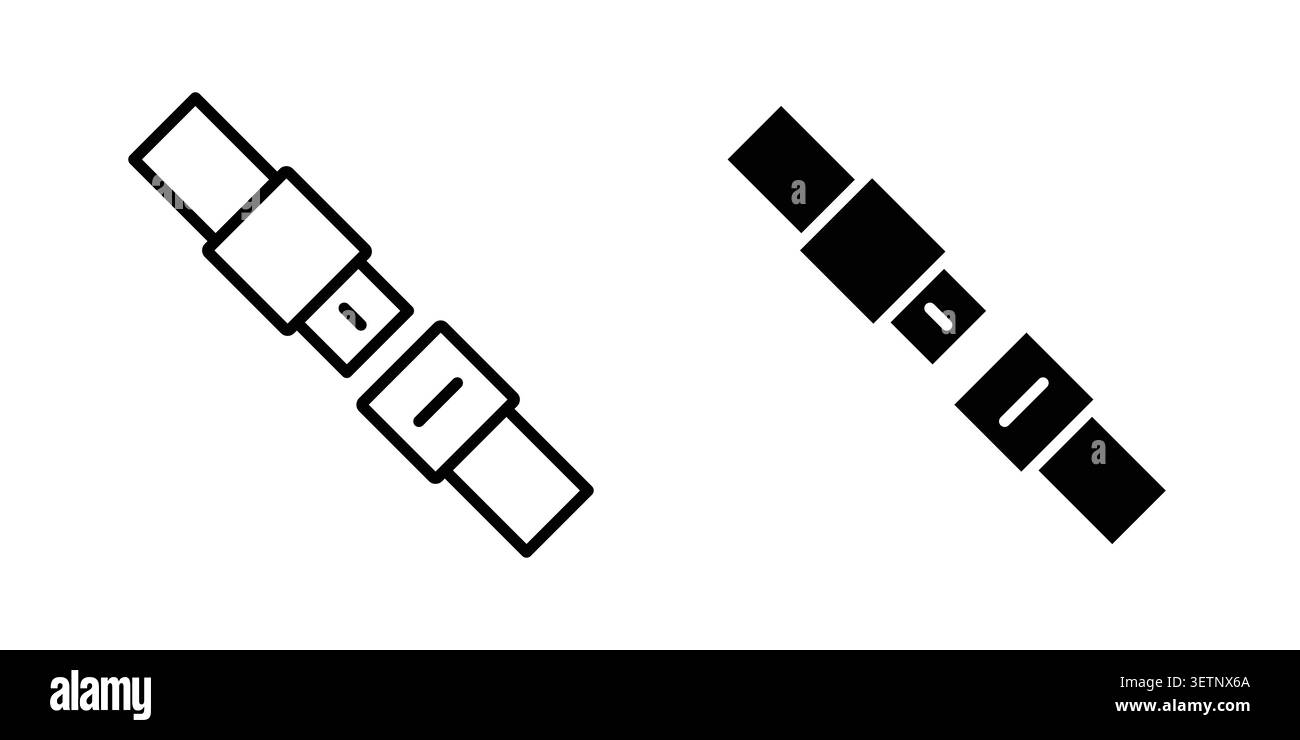 Seat Belt icon for web projects. Stock Vector