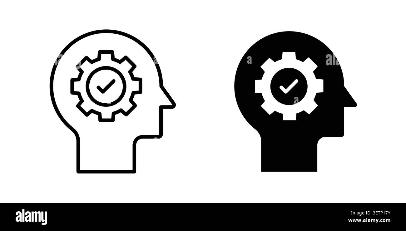 Interpretation icon for web projects. Stock Vector