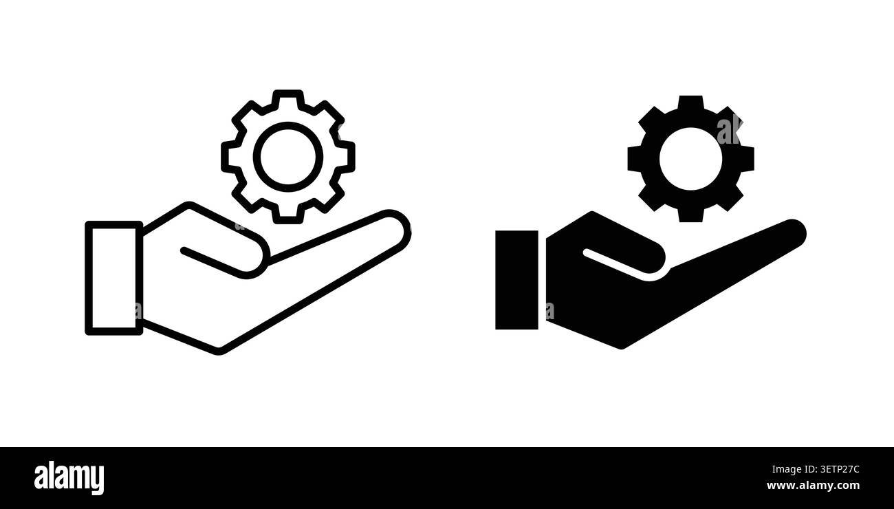 Service icon for web projects. Stock Vector