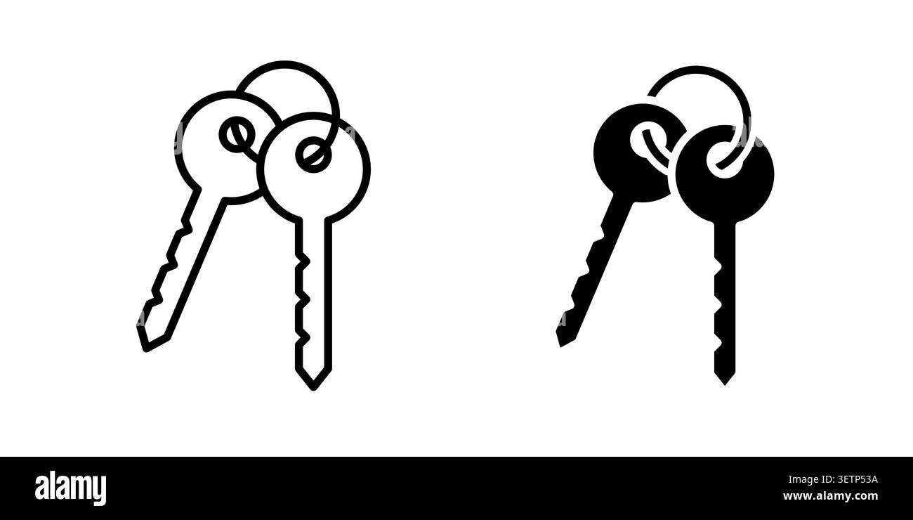 Keys icon for web projects. Stock Vector