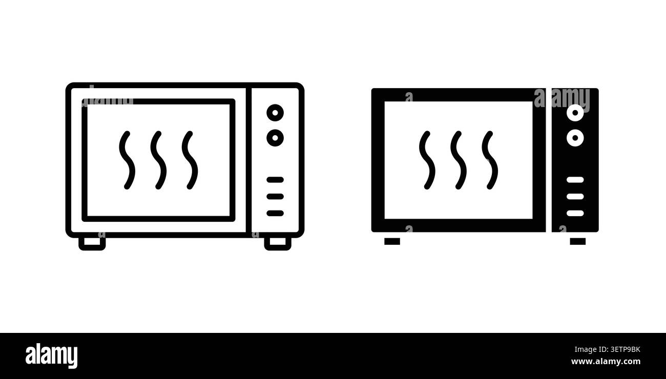Microwave icon for web projects. Stock Vector