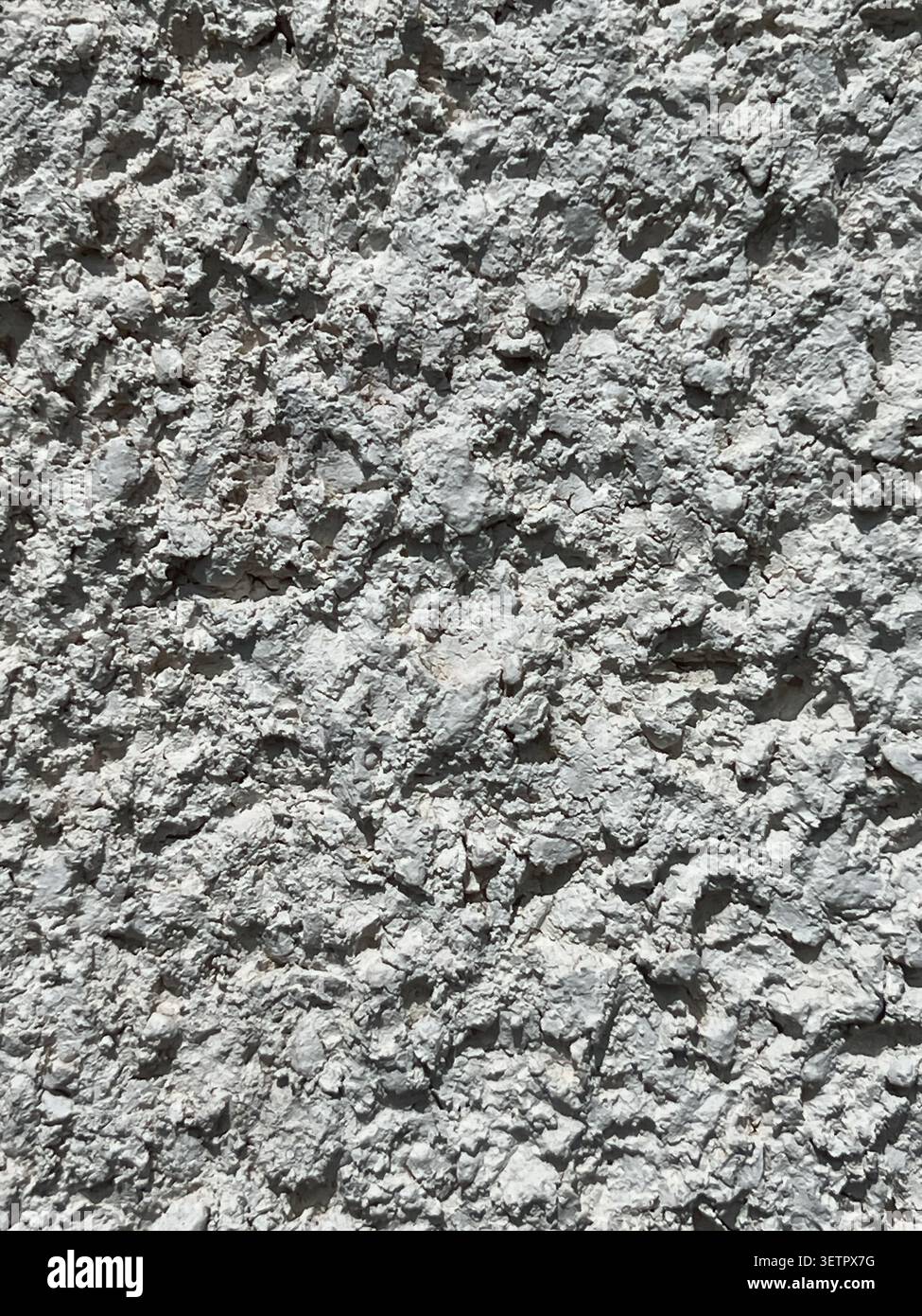 Rough White Stucco Wall Texture Abstract Background Stock Photo