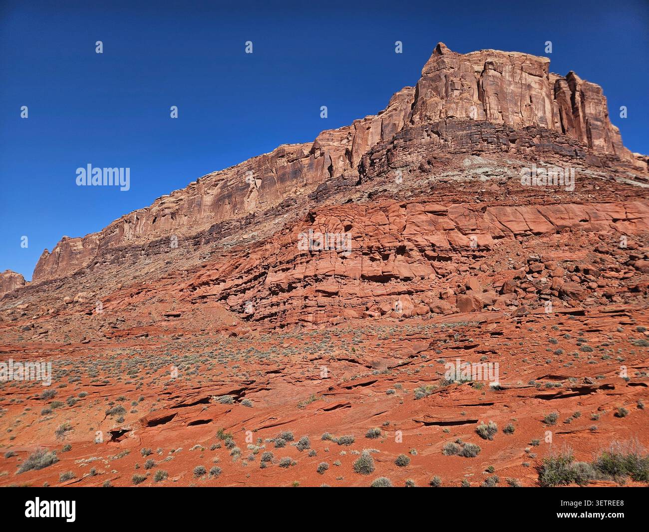 Scenic Hill View - Smartphone Captured Stock Image