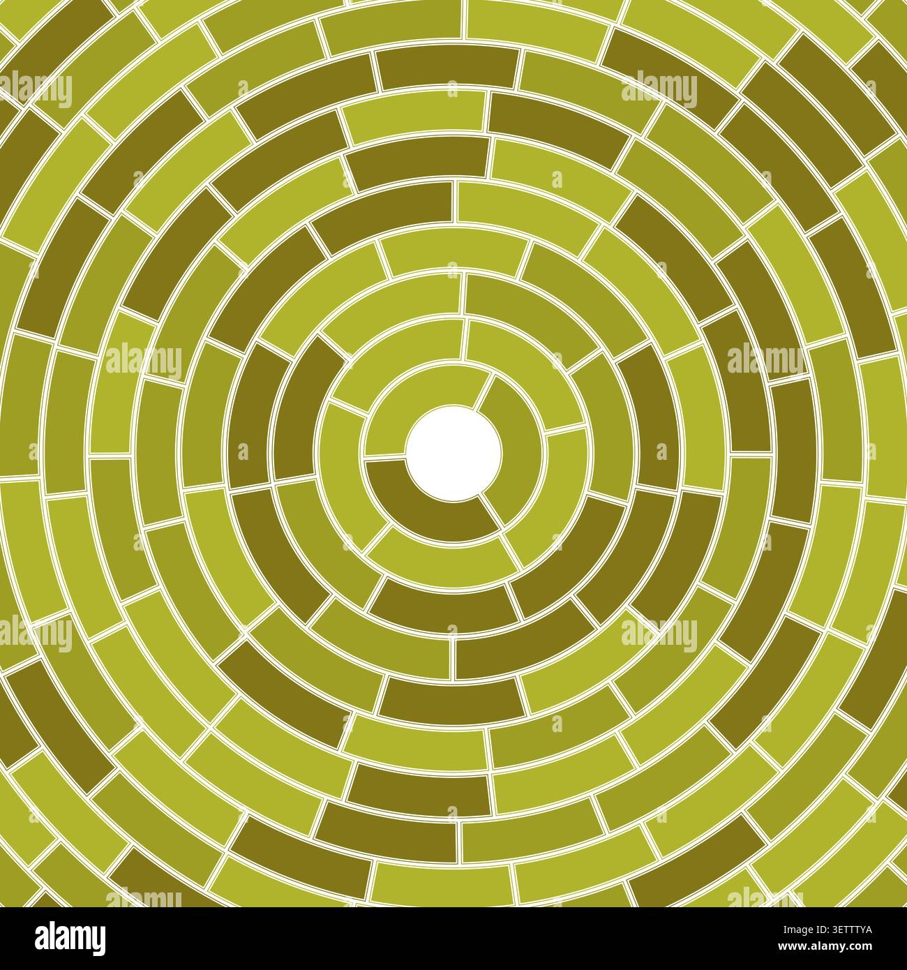 Abstract vector pattern with solid cells framed in a centered layout. Stock Vector