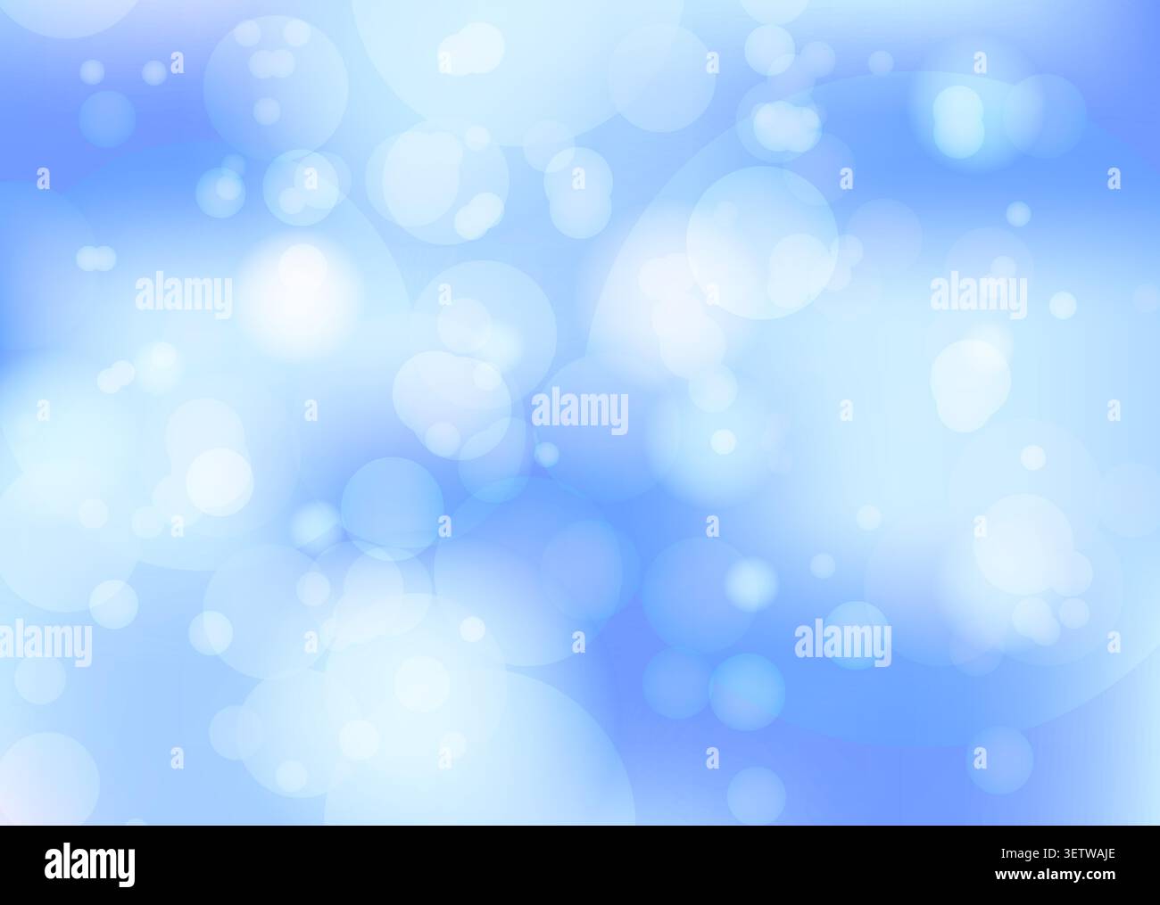 Abstract blue sky bokeh background Stock Vector