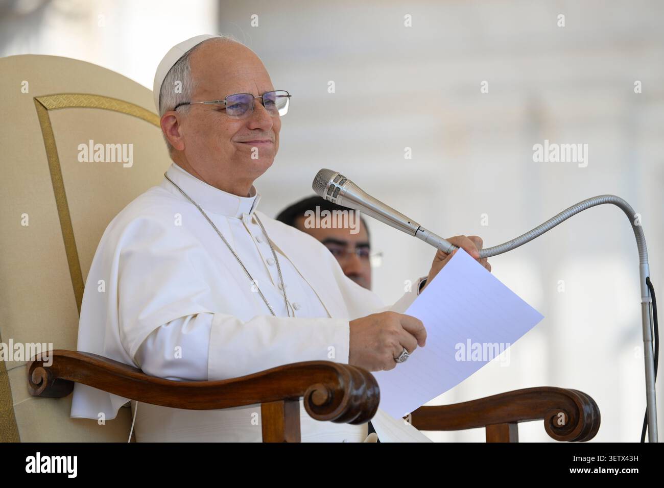 IPA86009595 - Italy, Rome, Vatican, June 24, 2026 Pope Leo XIV during ...