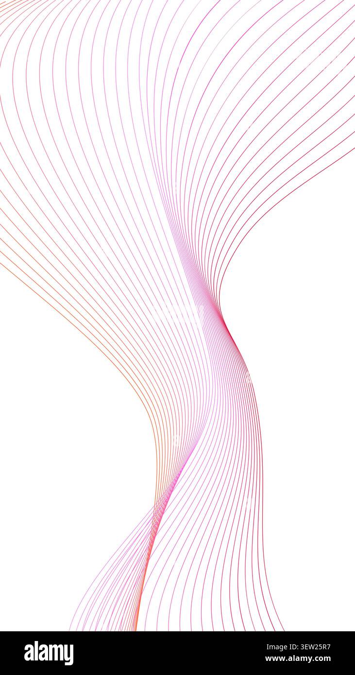 Abstract Pink Flowing Wave Line Background Vector Illustration Stock Vector