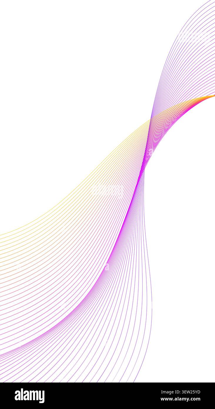 Abstract Pastel Wave Line Background Vector Illustration Stock Vector