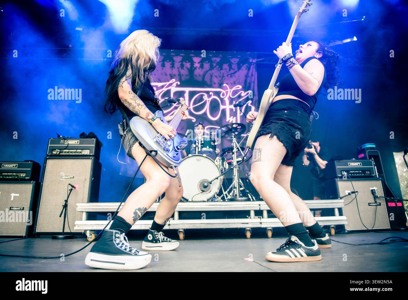 Copenhagen, Denmark. 24th June, 2026. The American doom trio Faetooth ...