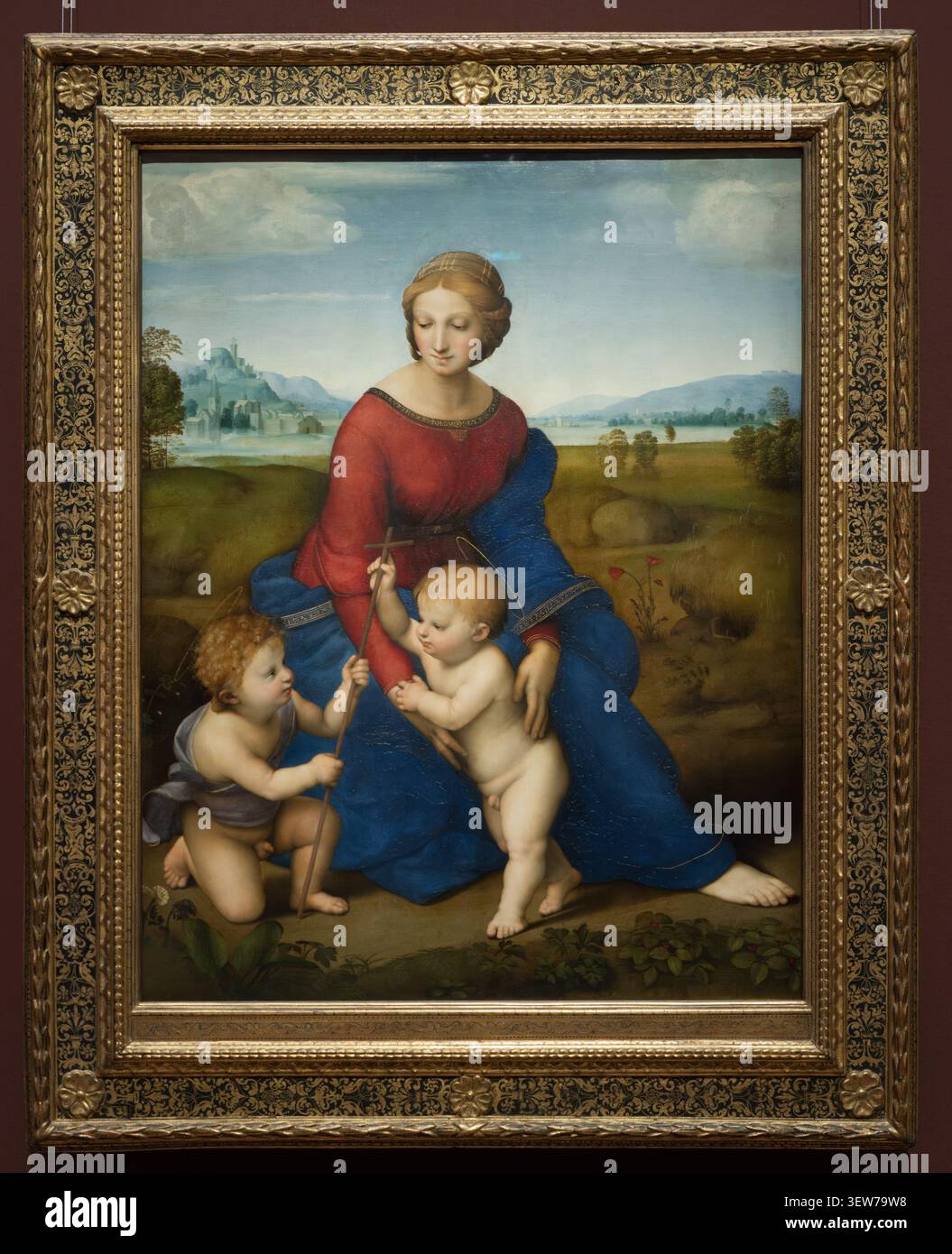 Madonna of the meadow raphael hi-res stock photography and images
