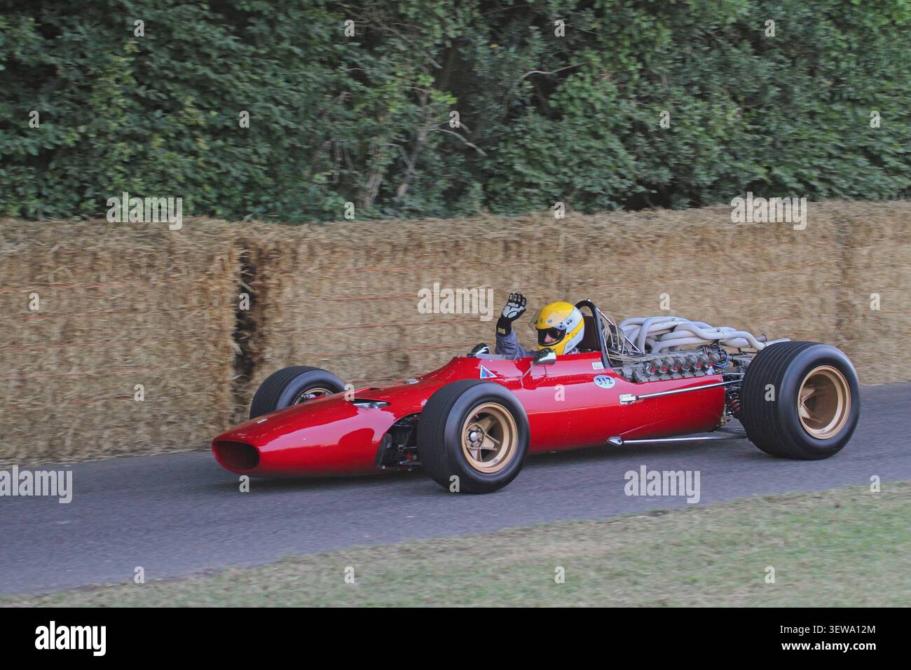 Ferrari 1967 Formula 1 racing car on display at the Enzo Ferrari