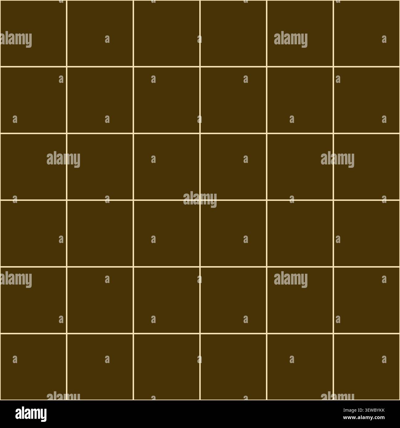 Brown Geometrical Grid Seamless Pattern Vector Stock Vector