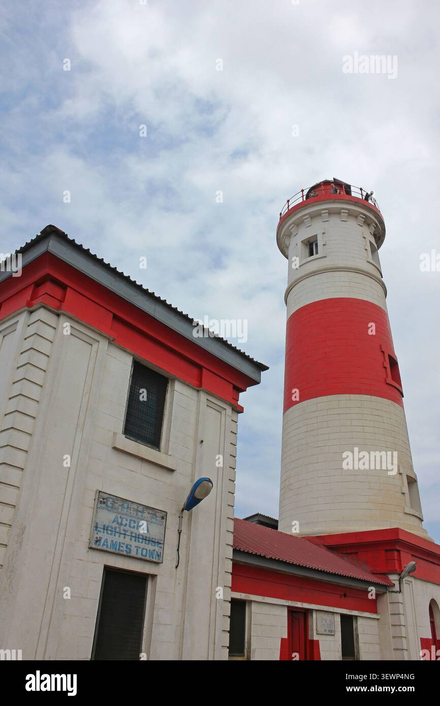 Jamestown Lighthouse, Accra, Ghana Stock Photo
