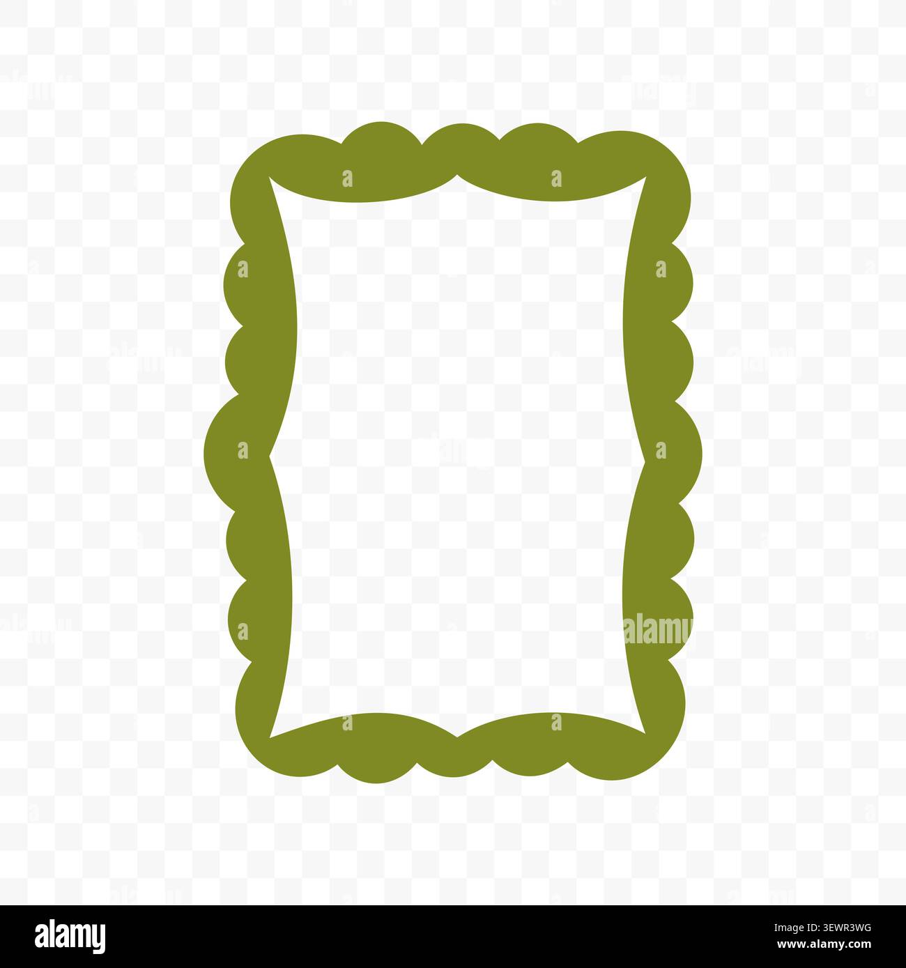 Abstract Green Vector Frame Stock Vector