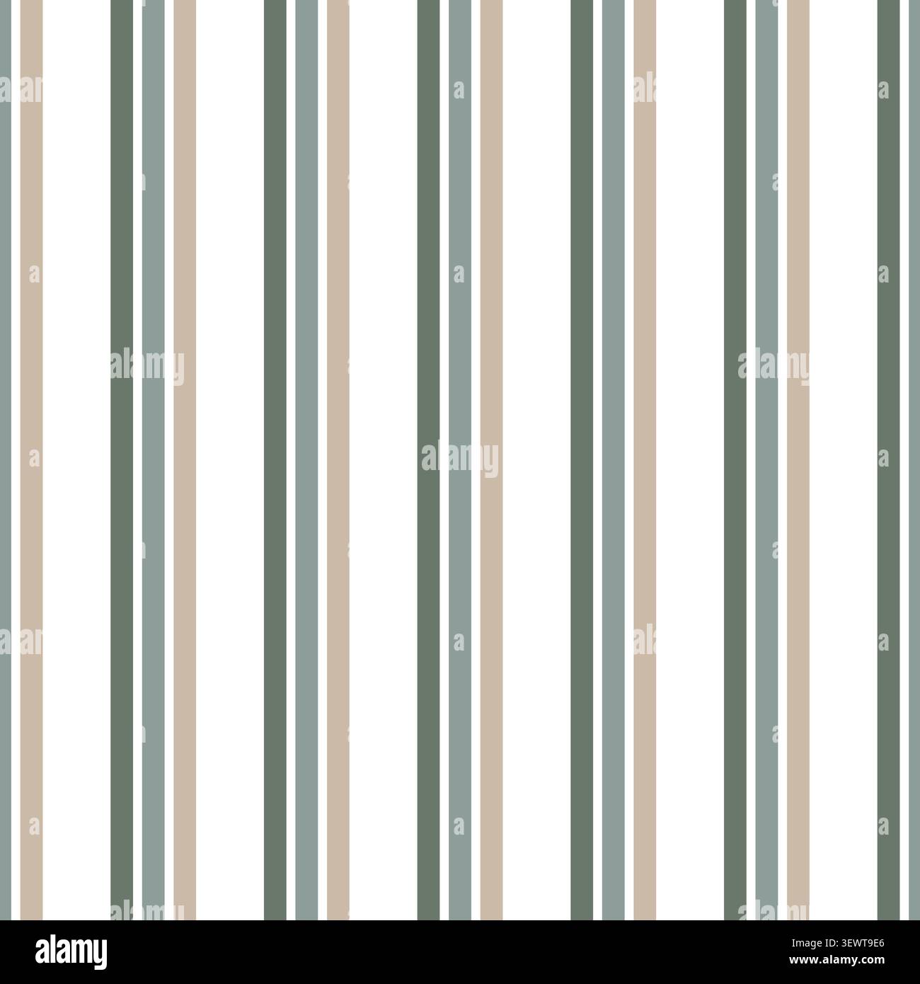 Vertical Stripe Vintage Color Seamless Pattern Design Stock Vector