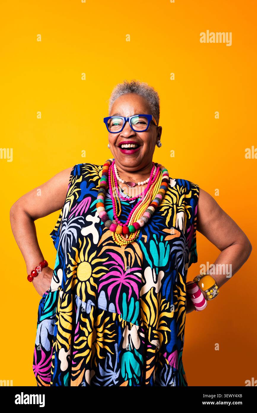 Elderly woman dressed in black hi-res stock photography and images