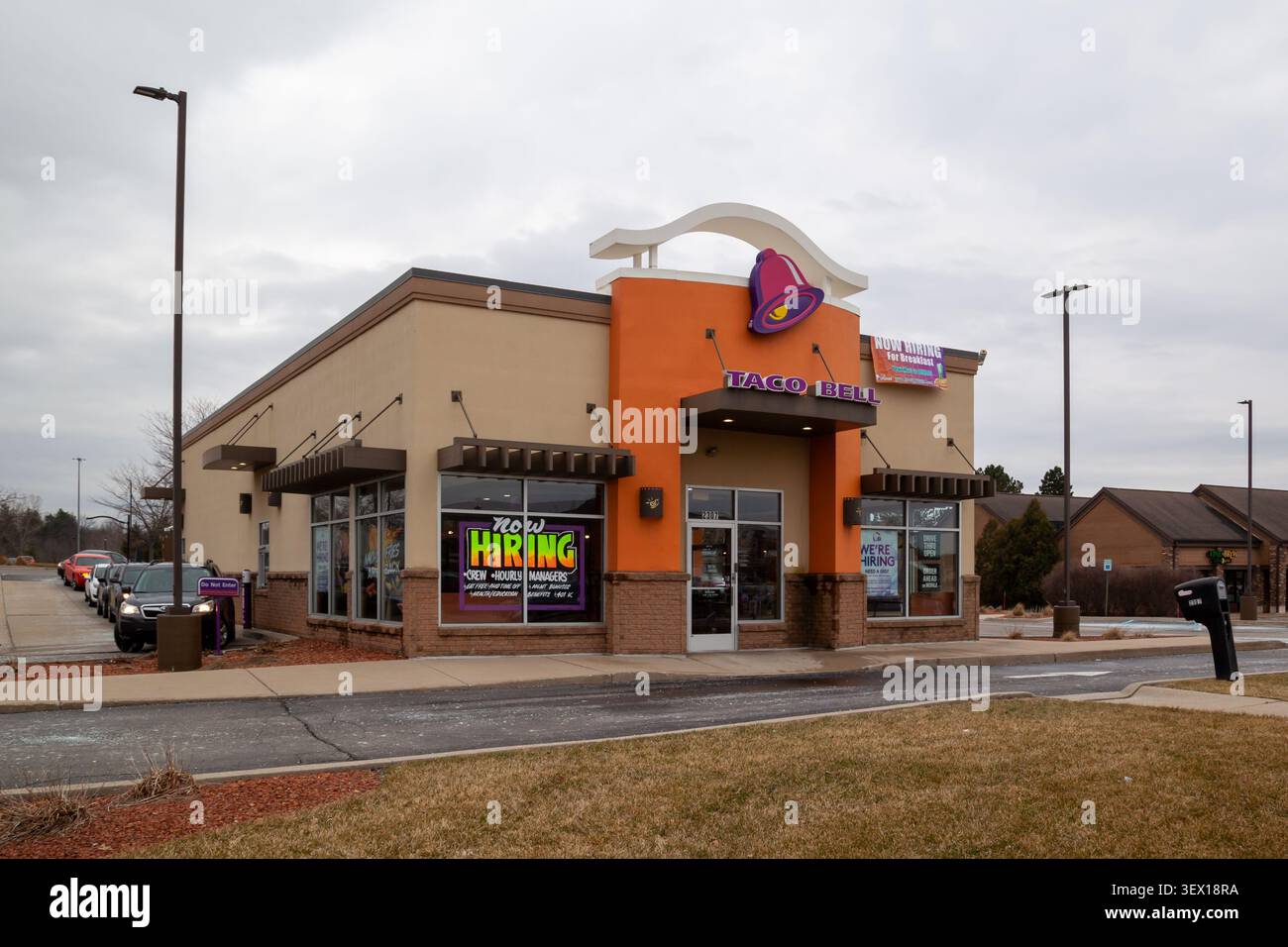 Taco Bell logo signage. (USA Stock Photo - Alamy