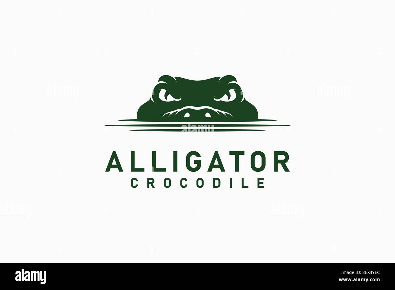 Crocodile logo symbol icon design Stock Vector