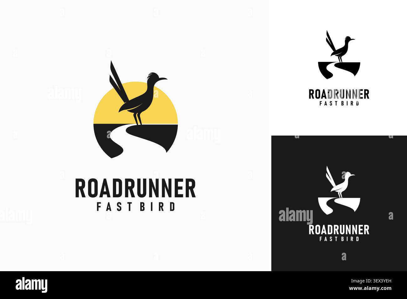 Roadrunner logo symbol icon design Stock Vector