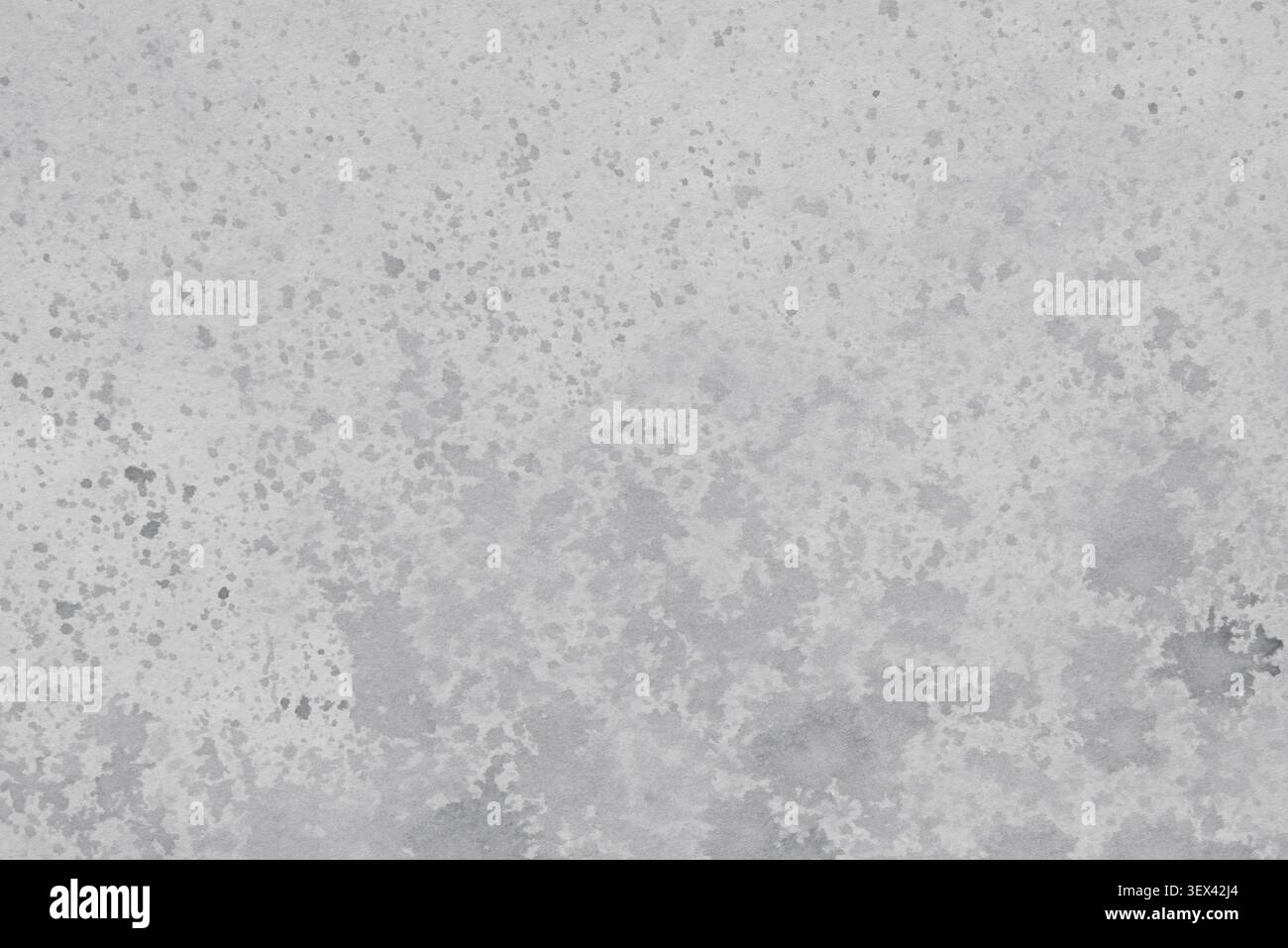 gray painted watercolor on paper background texture Stock Photo