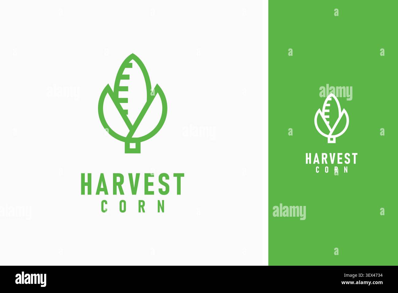 Corn logo symbol icon design Stock Vector