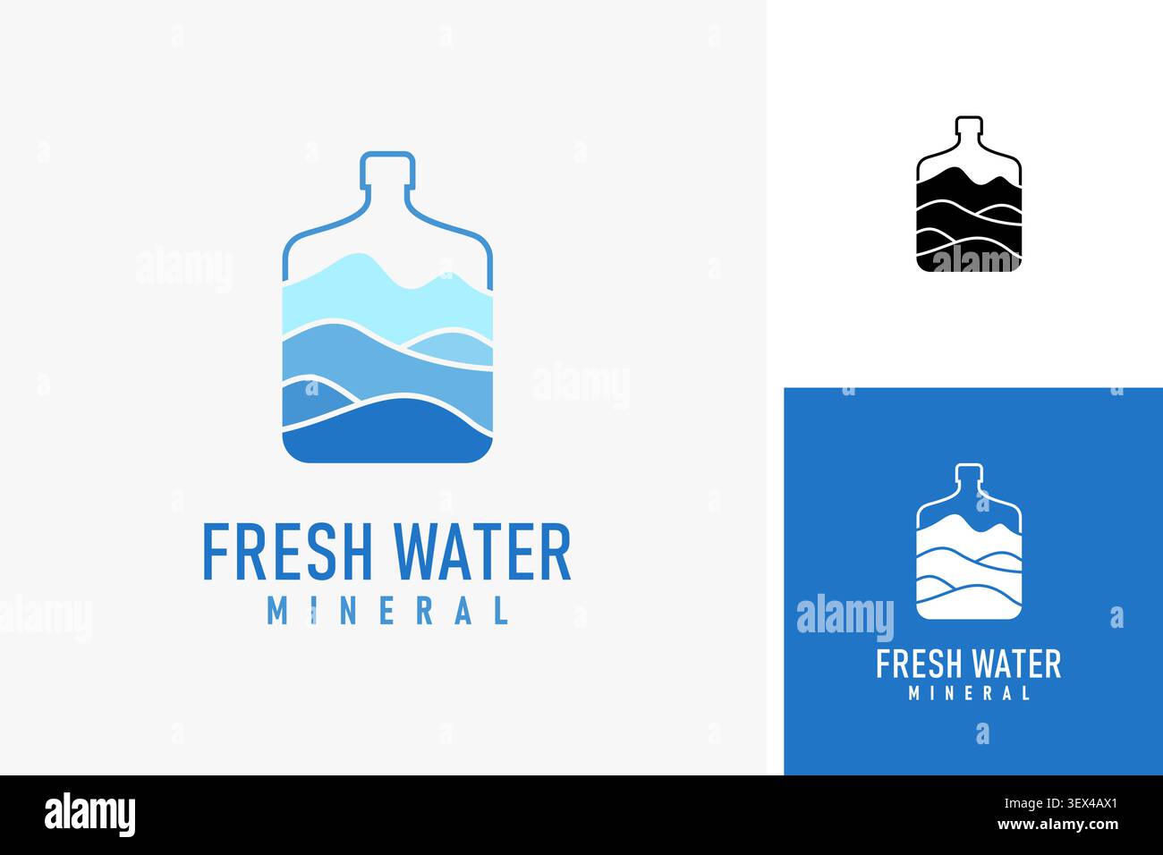 Water gallon logo symbol icon design Stock Vector