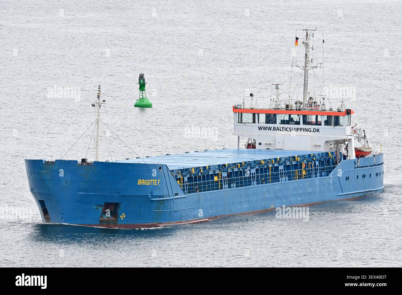 General cargo ship BRIGITTE F Stock Photo