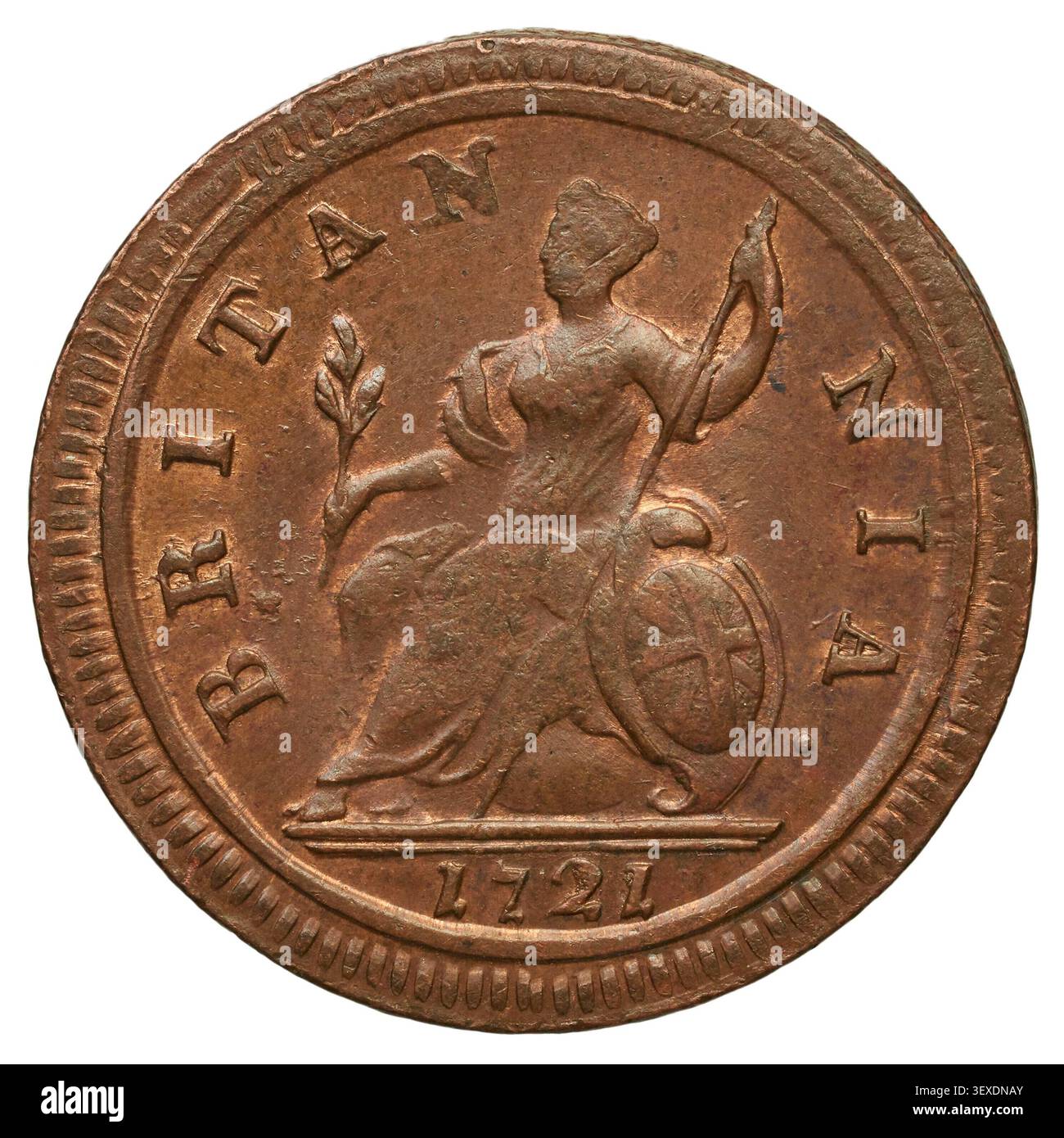 Halfpenny coin uk hi-res stock photography and images - Alamy