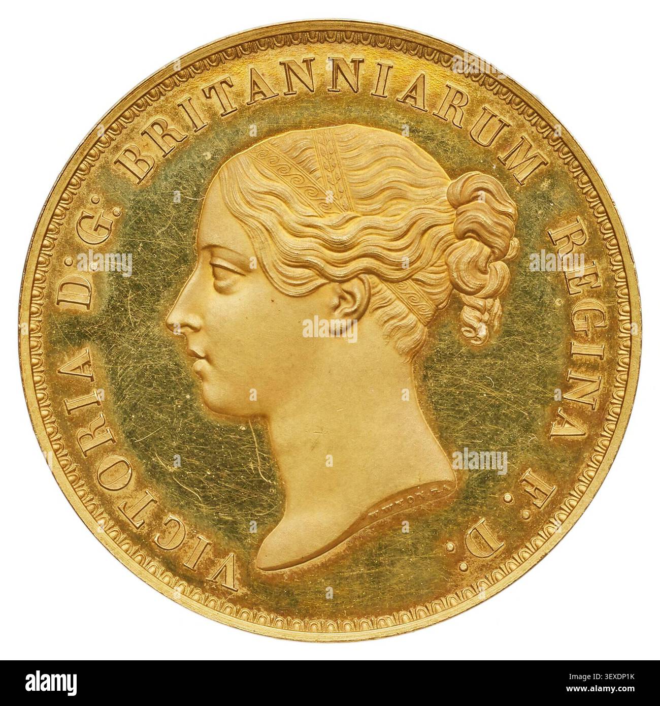 ピン子ページ Queen victoria coin 1839 hi-res stock photography and images - Alamy