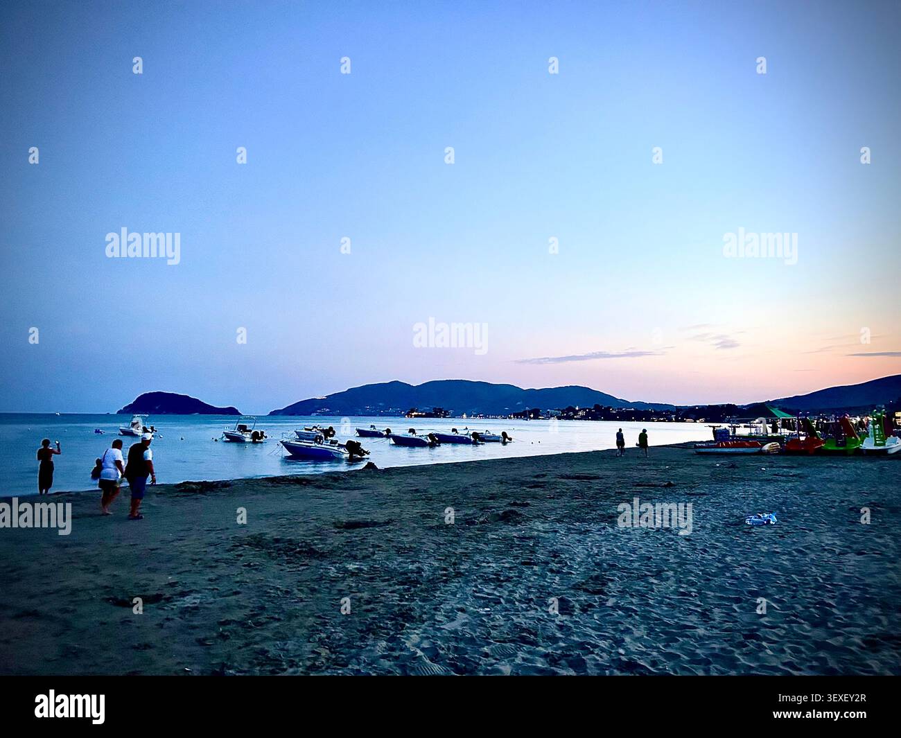 End of Day - Smartphone Captured Stock Image