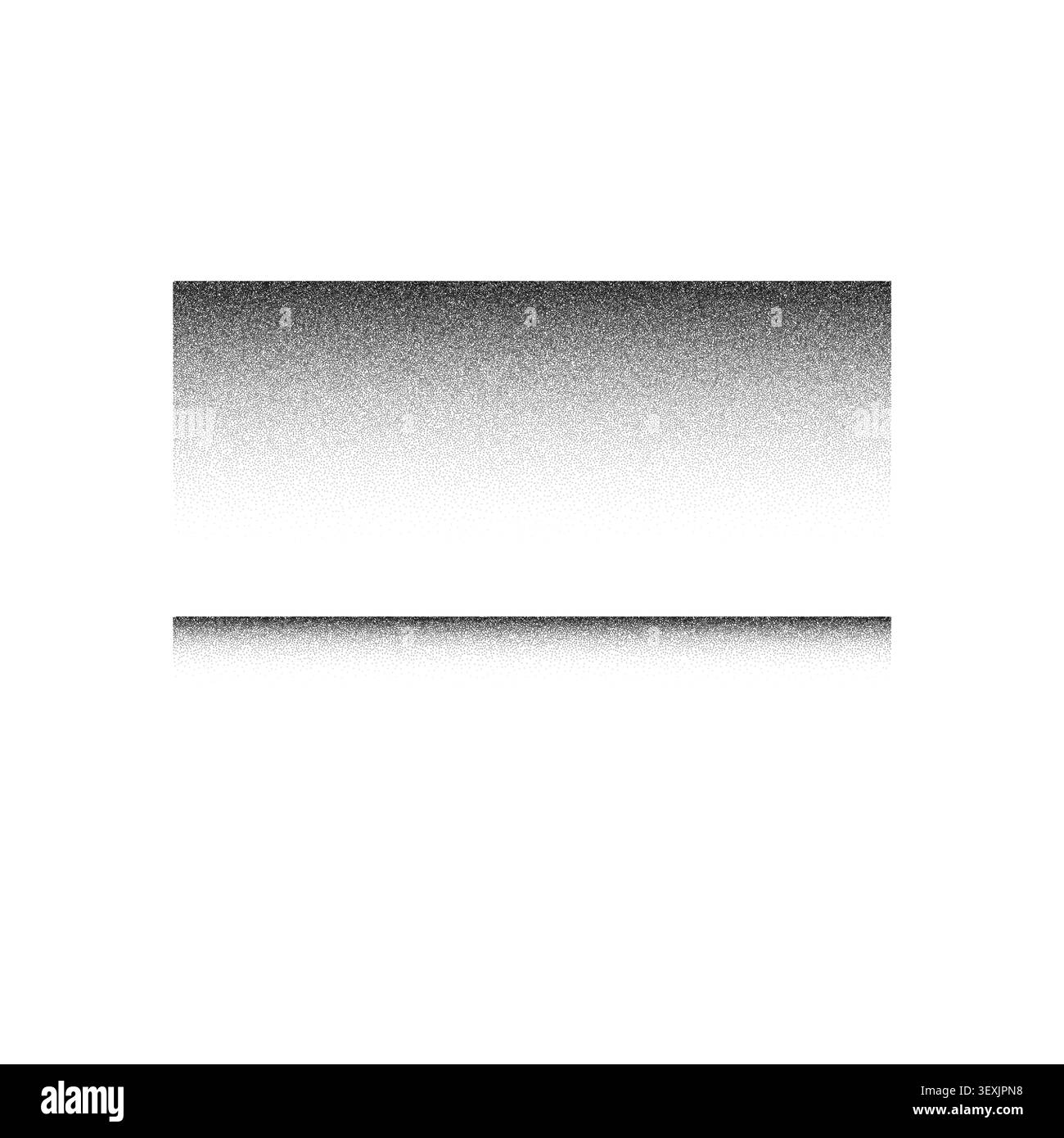 Vector illustration with dotted grain creating soft shadow edges Stock Vector