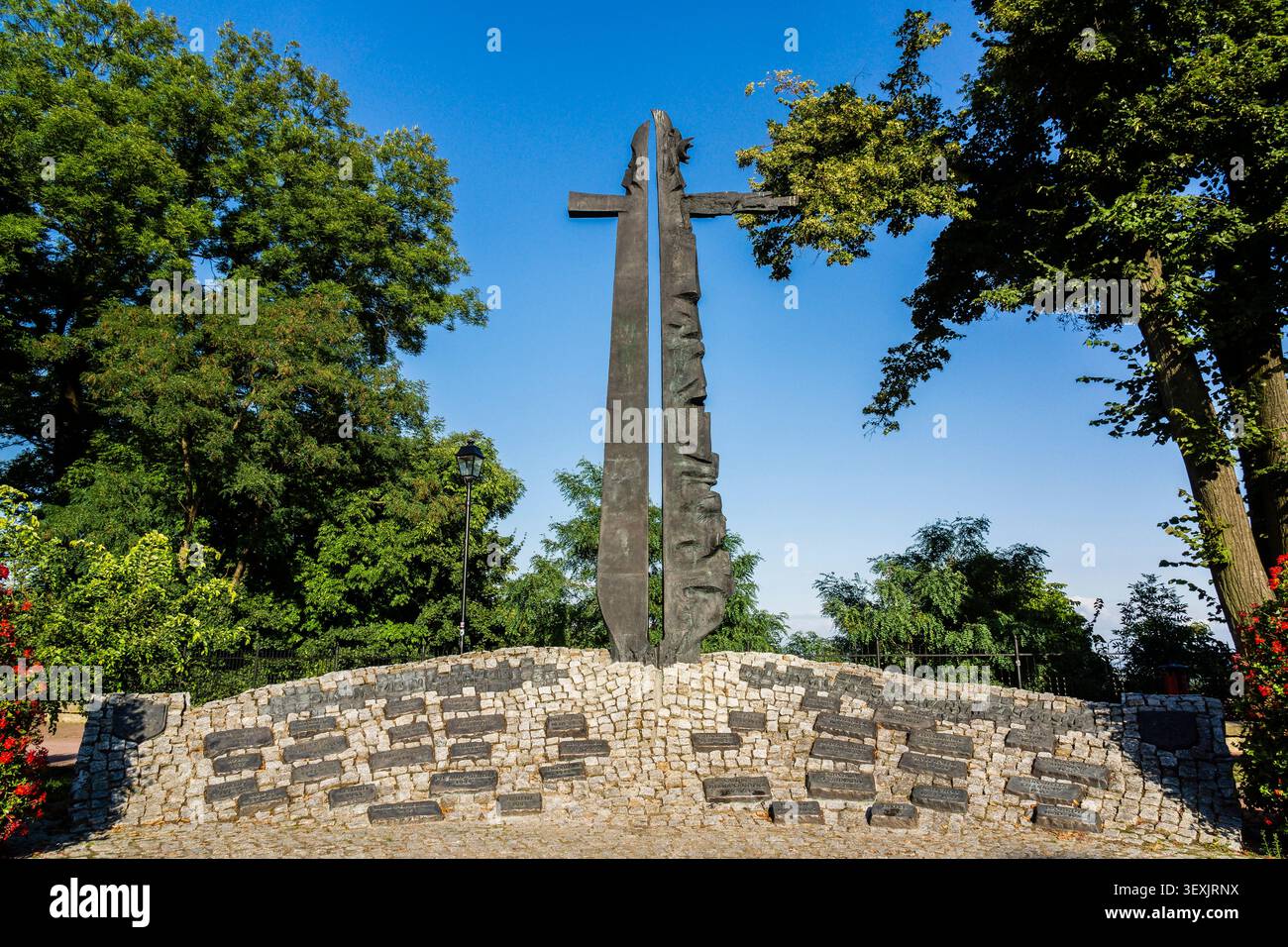 Monument to the liberation of Poland, Sanok,  Subcarpathian Voivodeship, Poland,  eastern europe Stock Photo